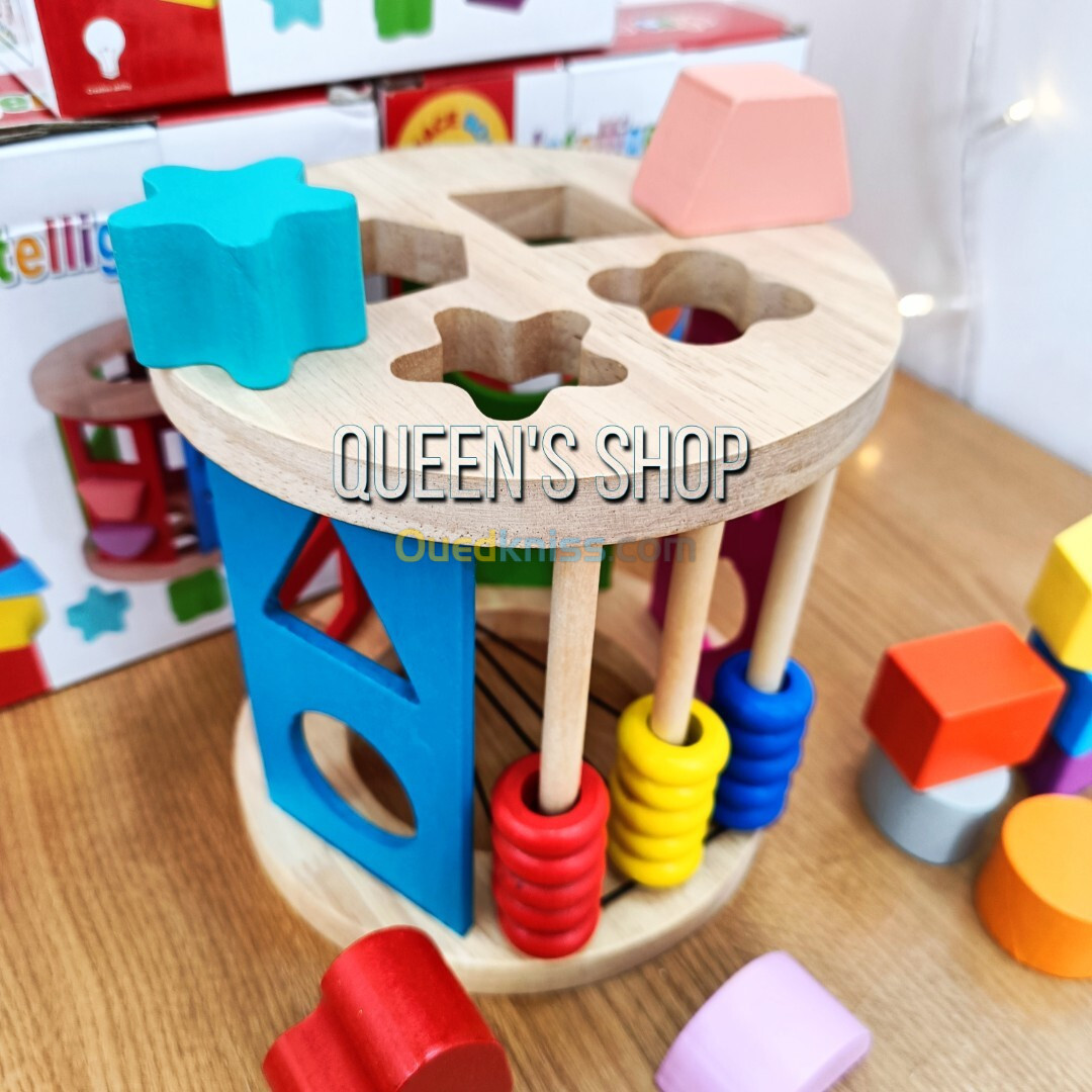 Jeu de tri educatif cage d'intelligence formes shape game pour enfants