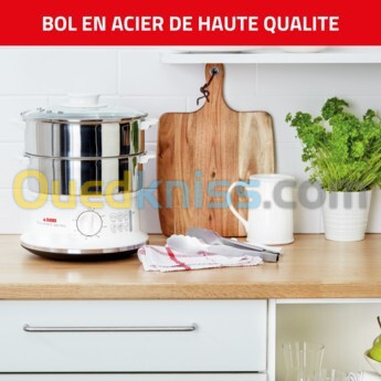 SEB Cuisseur a vapeur 2 Bols inox Série Convenient 6L VC145100