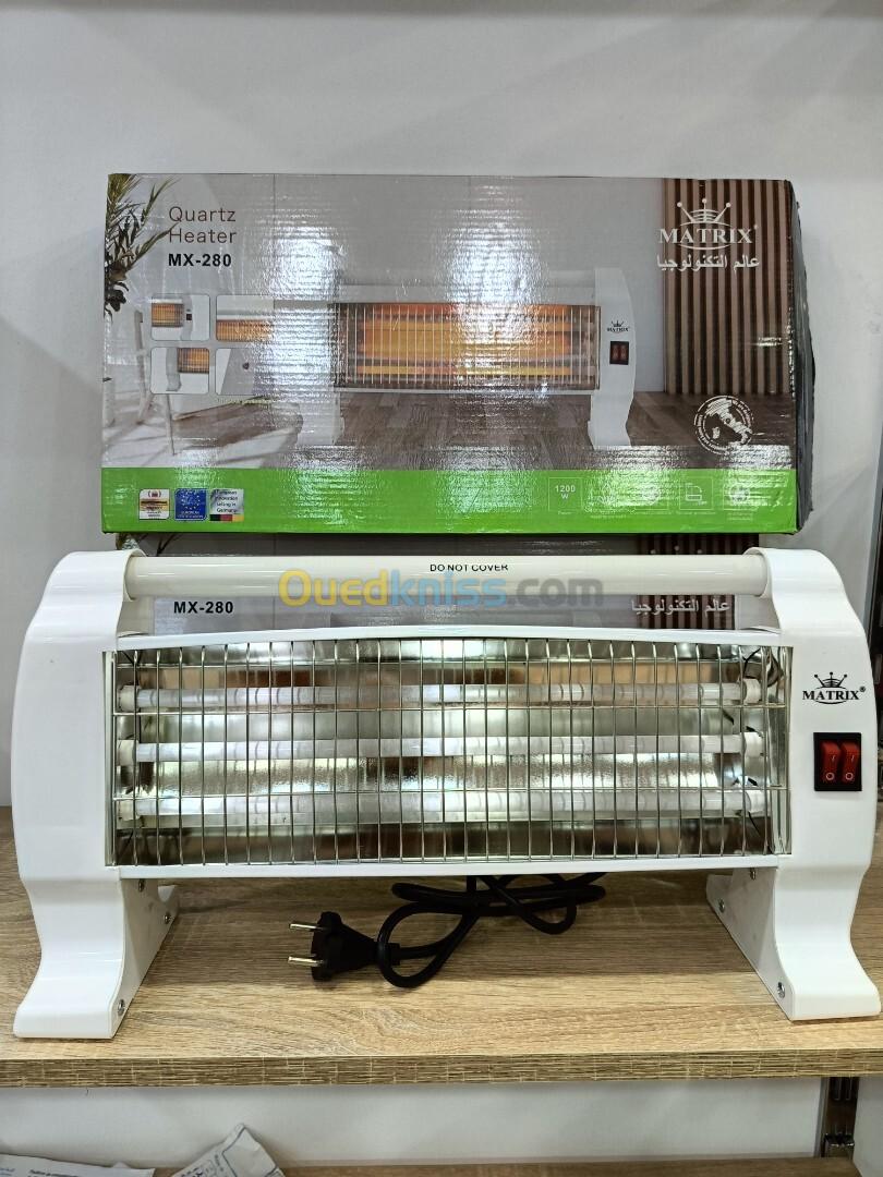 MATRIX Appareil de chauffage à quartz 1200w