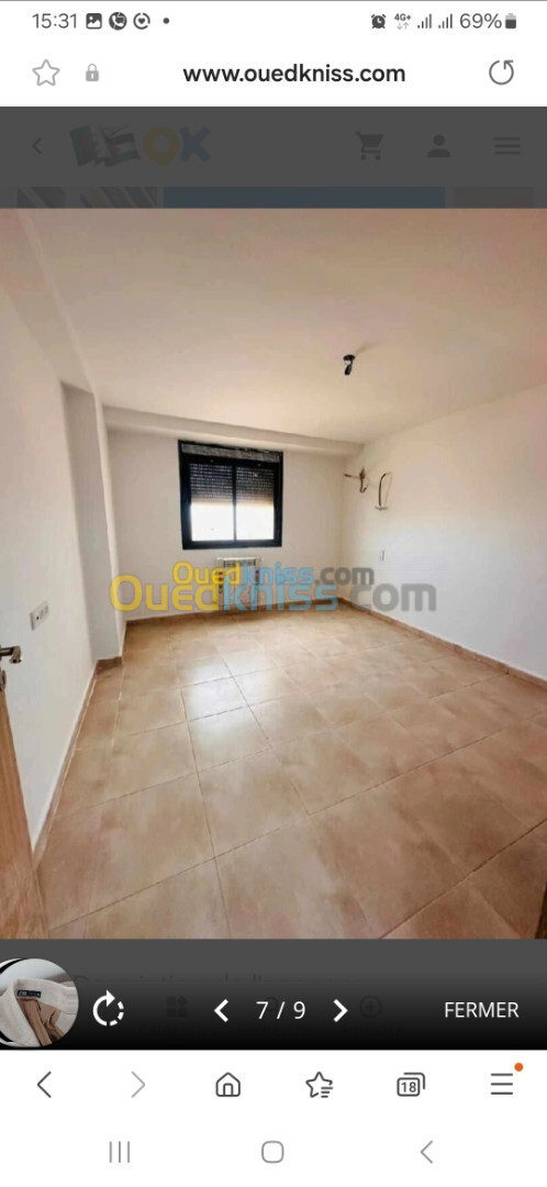 Location Appartement F3 Oran Oran