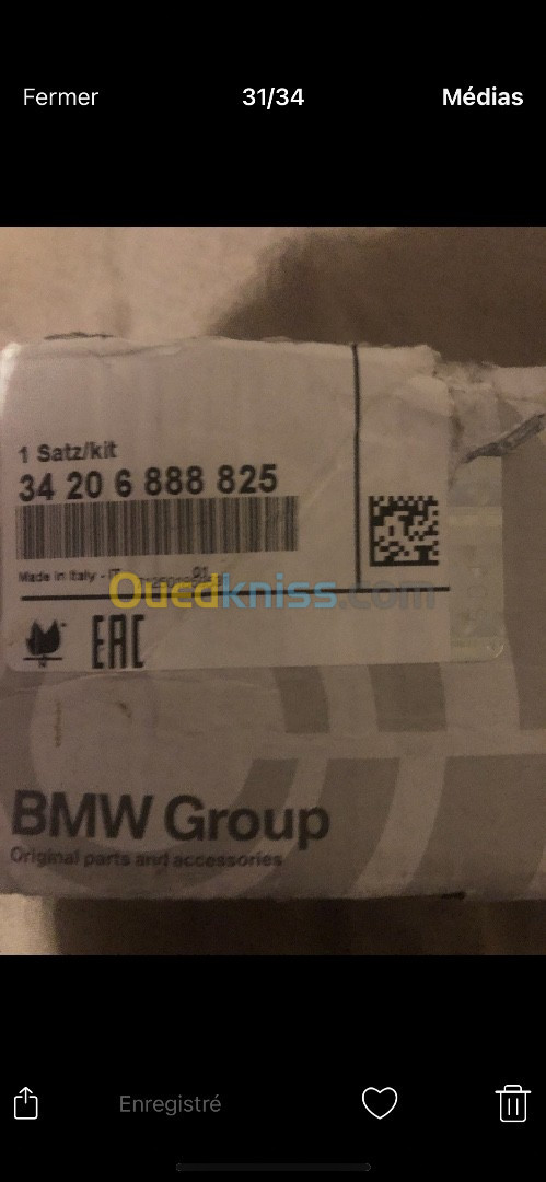 Plaquettes de frein arrière BMW G20 