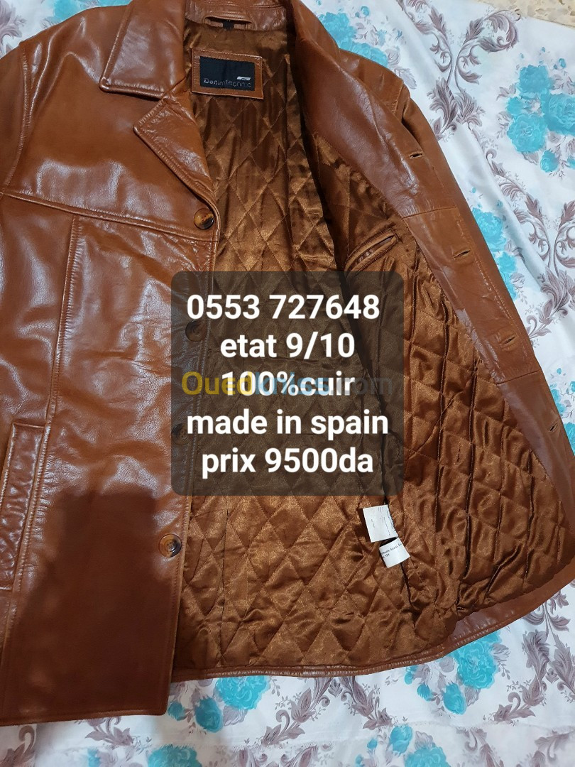 Veste en cuir