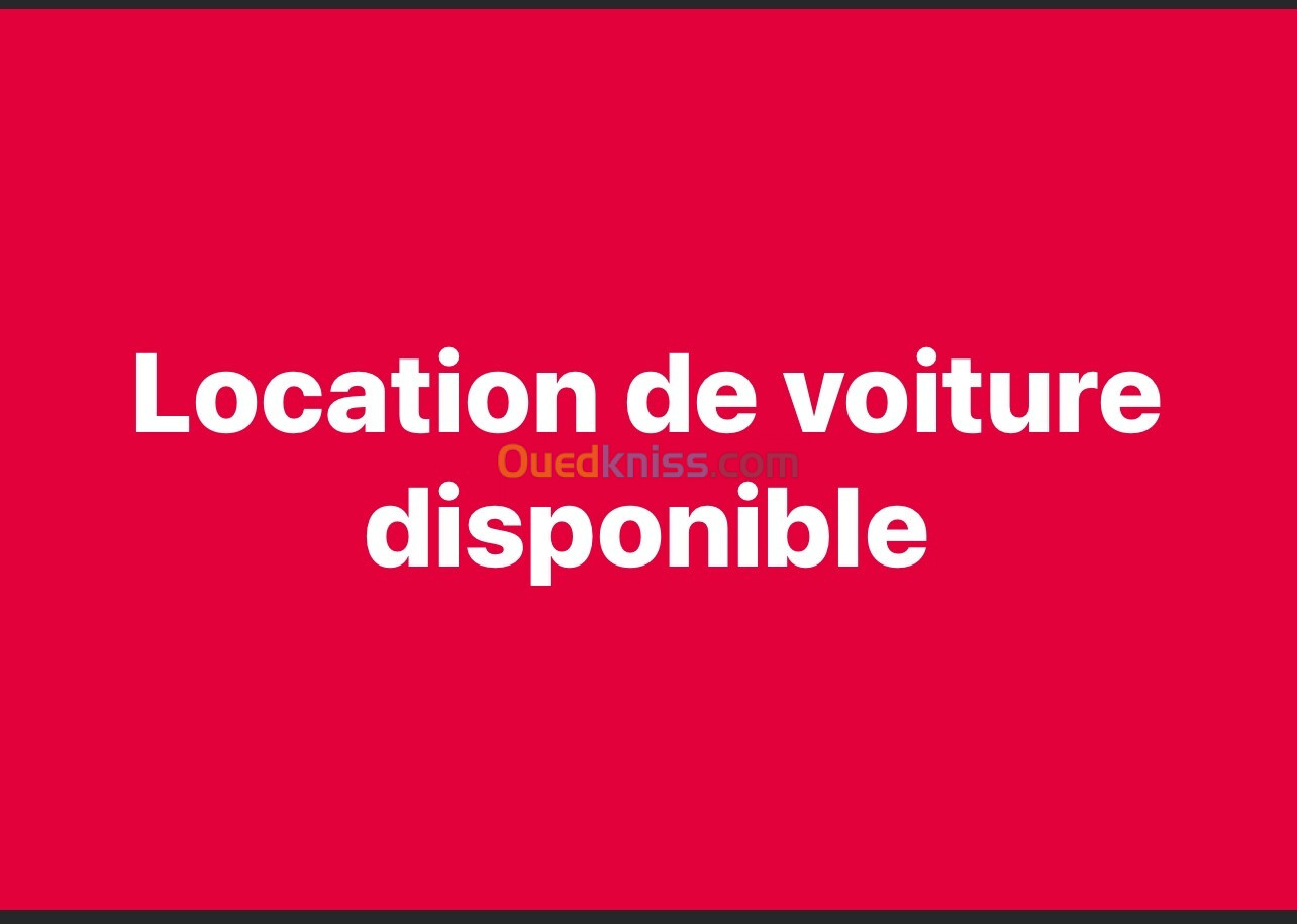 Location de voiture alger 