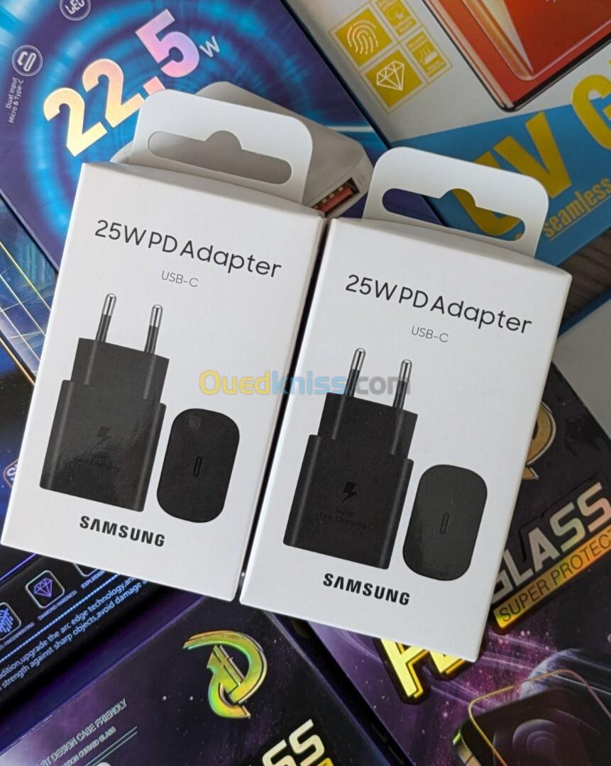 Chargeur samsung 25w 45w original 