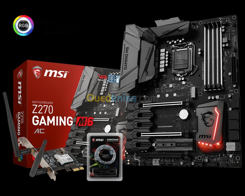 Carte mère Z270 GAMING M6 AC + Processeur Intel Kabylake i5-7600K