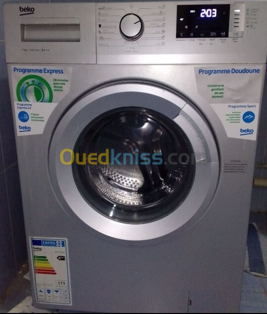 Machine a laver beko 7 kg Gris