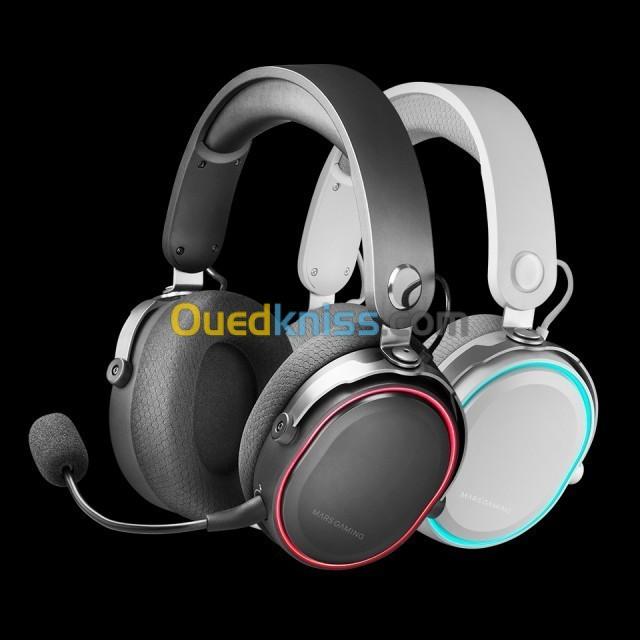 CASQUE MARS GAMING SANS FIL MHW WHITE