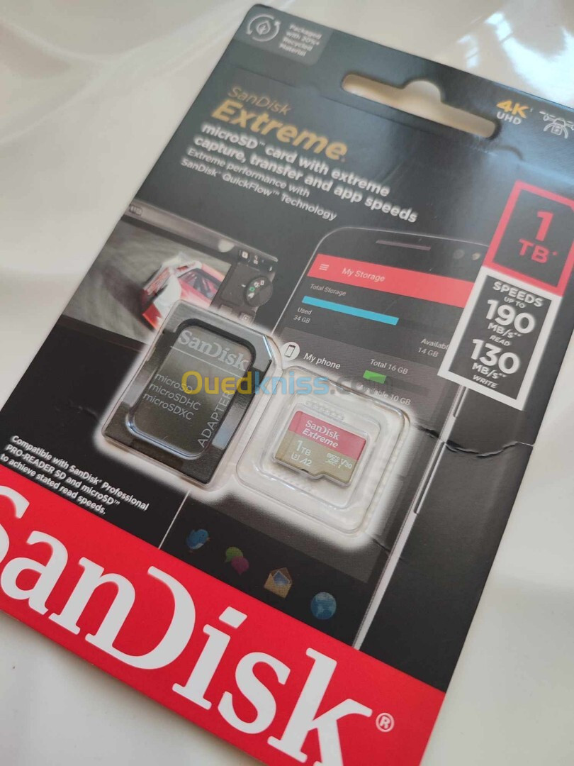 Carte memoire SanDisk 1TB Extreme