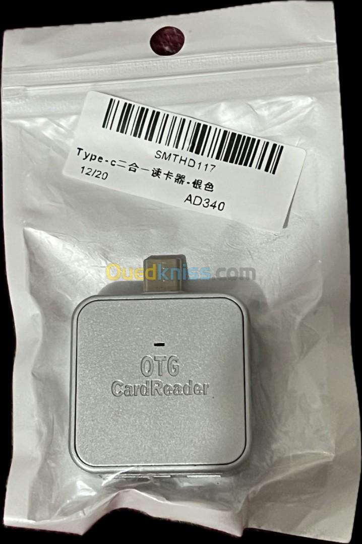 Lecteur OTG + USB OTG pour carte SD et TF card 2 TB 
