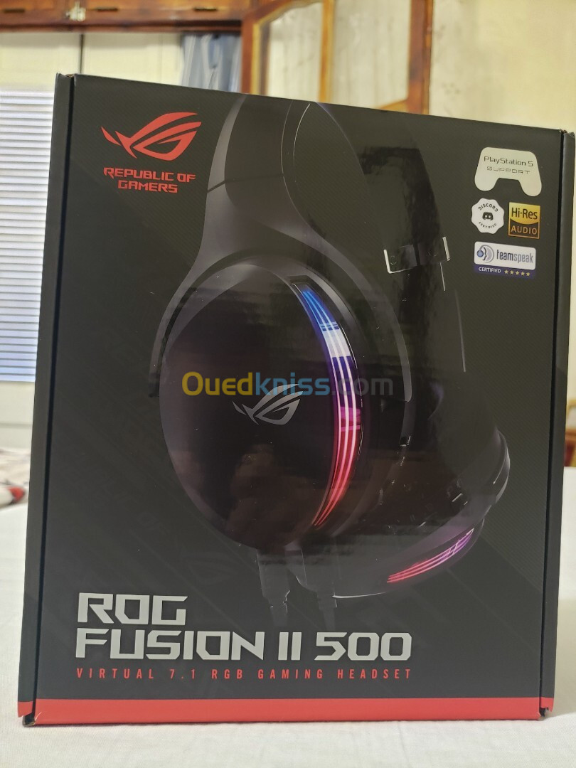 Casque Gaming Asus Rog Fusion II 500 7.1 Ps5 Pc ACHTE