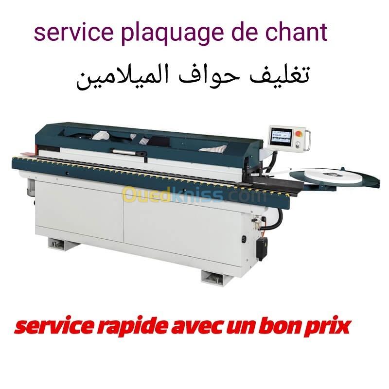 Service plaquage de chant 