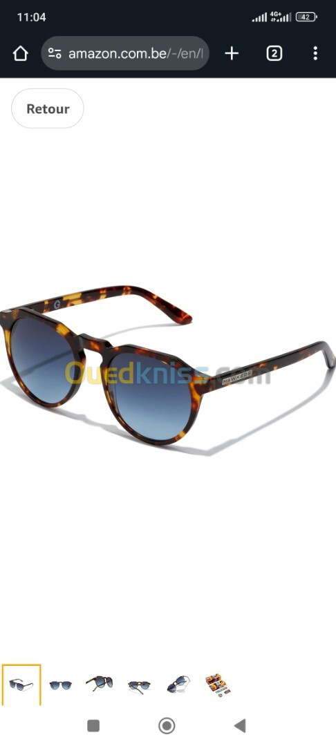 Lunettes de soleil Hawerks pour homme 