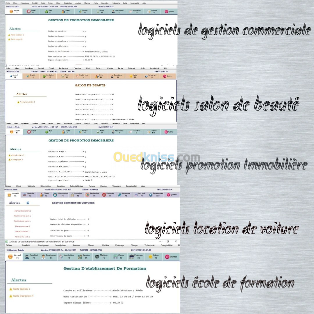 Logiciels et matériels informatiques 