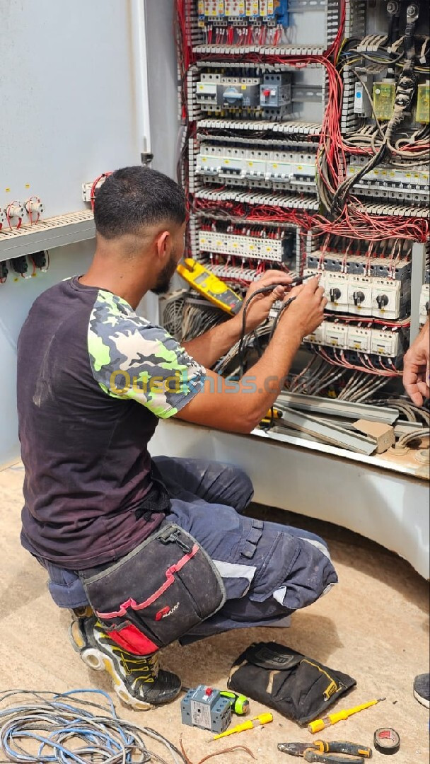 Electricien bâtiment et industriel et froid a