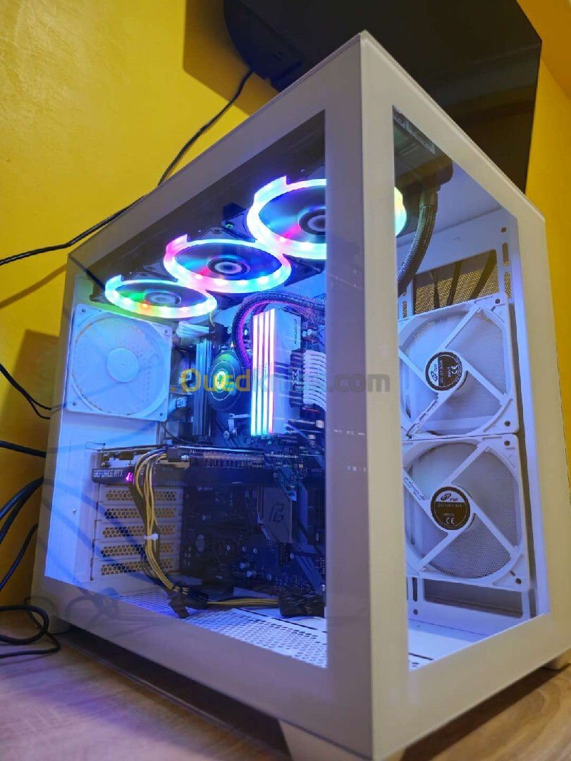 Pc gamer fooor wjahad khadem 375 heure fi wtaercooling 