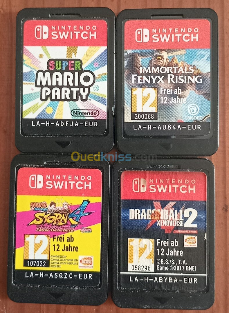 JEUX ORIGINAUX NINTENDO SWITCH (CARTOUCHES ORIGINALES NINTENDO SWITCH) *