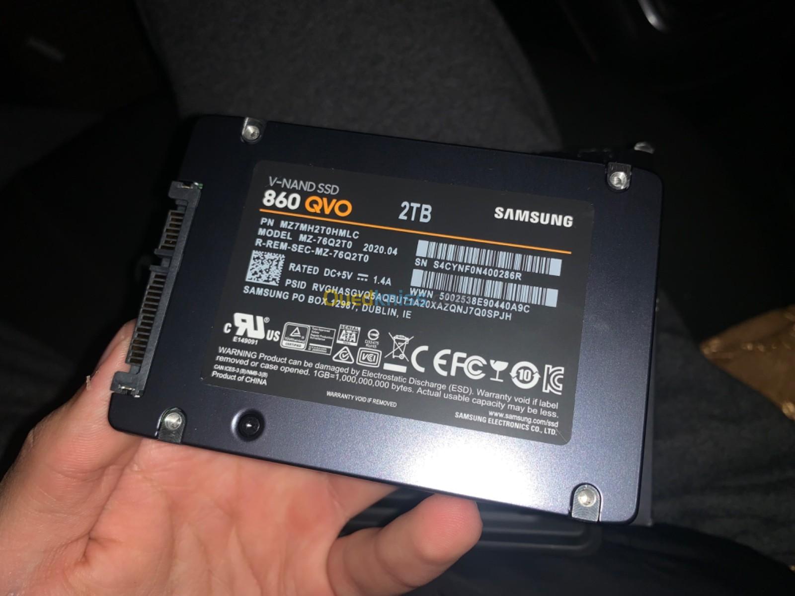 Disque SSD Interne SAMSUNG - 860 QVO - 2To