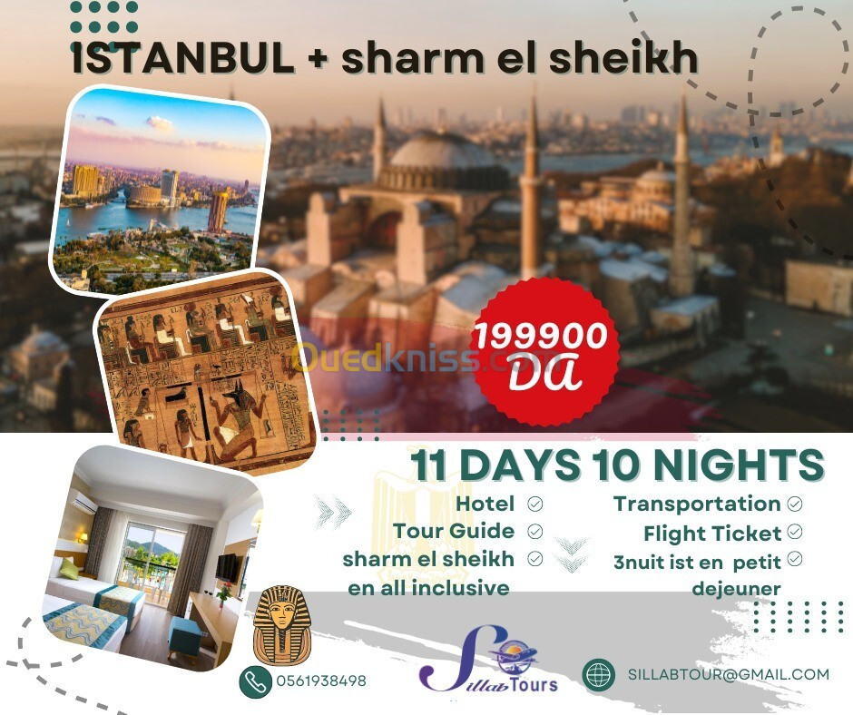  Istanbul & charm El Cheikh