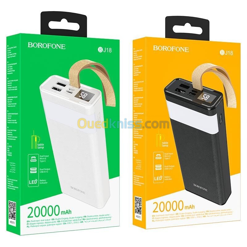 Power bank borofone BJ18 20000mAh