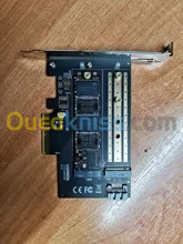 Adaptateur PCI Express à M.2 NVMe 32Gbps, carte PCIE x4/8/16 M & B Key SSD