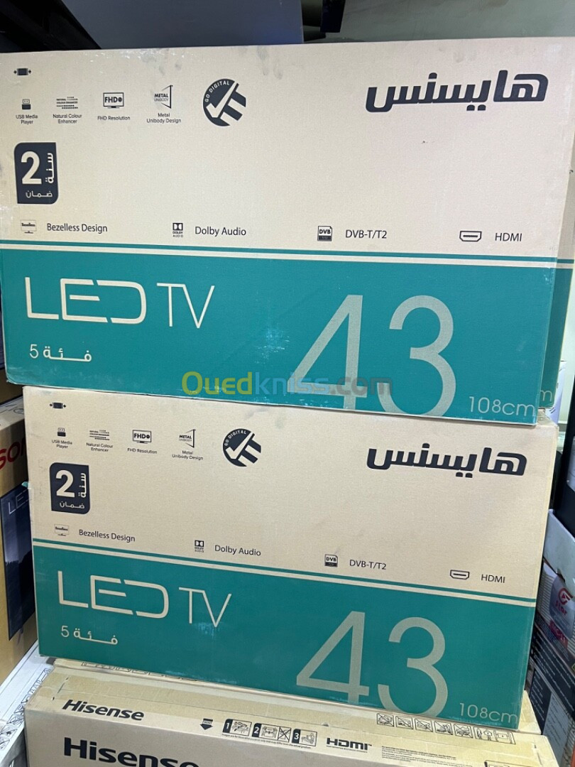 TV 43 pouces HISENSE 31000 da. Garantie 2 ans