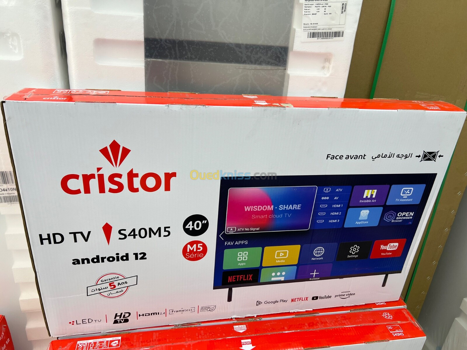 Cristor 40 pouces Smart android 31500 da