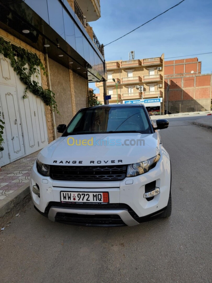 Rover Évoque 2012 Sparco 5 caméra