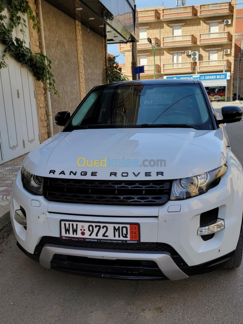 Rover Évoque 2012 Sparco 5 caméra