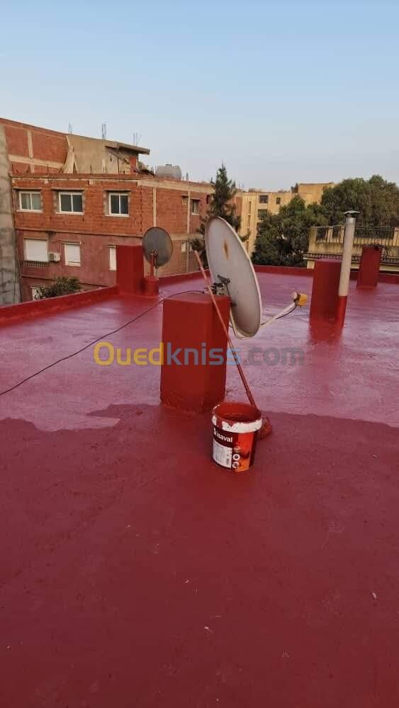 Peinture résine étanche terrasse et mur