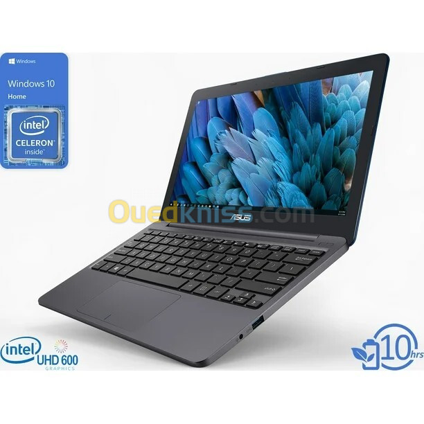 Asus VivoBook  Intel Celeron 4Go128Go eMMC/Ecran 11.6 pouces /Windows 10 ORG 