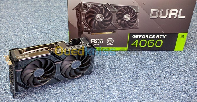 CARTE GRAPHIQUE ASUS DUAL RTX 4060 8gb BLACK OC