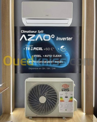 Climatiseur IRIS AZAO 12000BTU, INVERTER TROPICAL 