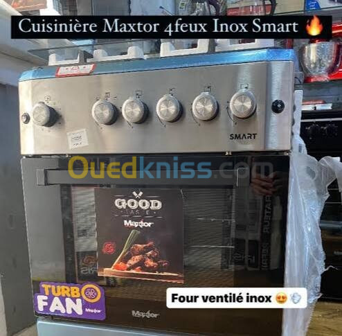 CUISINIÈRE MAXTOR SMART 4 feux 60cm