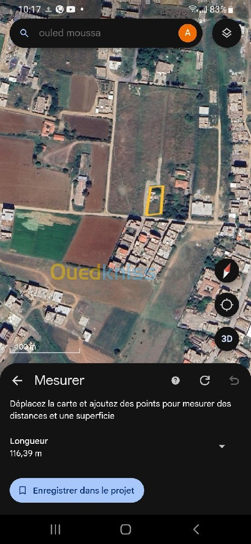 Vente Terrain Boumerdès Ouled moussa