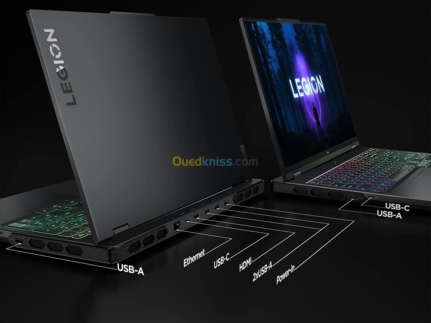 LENOVO LEGION PRO 7 16IRX8H  CORE i9 13TH GENE/ RTX4080 / Écran =16"IPS 240 Hz/جديد كرطونة 