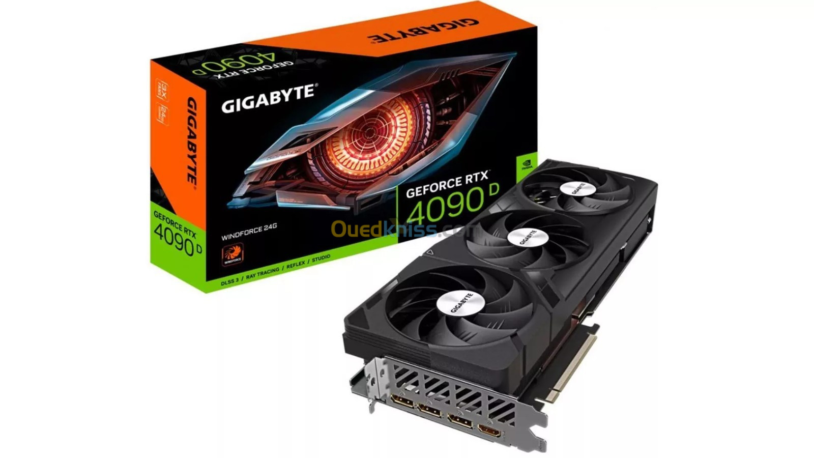 GIGABYTE GeForce RTX 4090 WINDFORCE 24G Graphics Card, 3X Wind Force Fans, 24GB 384-bit GDDR6X,