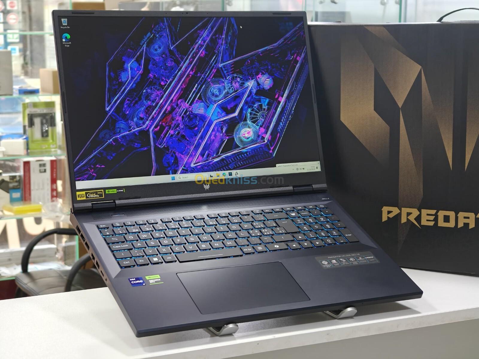 ACER PREDATOR HELIOS 18 I9 14900HX 32GB 1TB SSD RTX 4060 8GB 140W 18" QHD 165HZ NEUF SOUS EMBALLAGE 