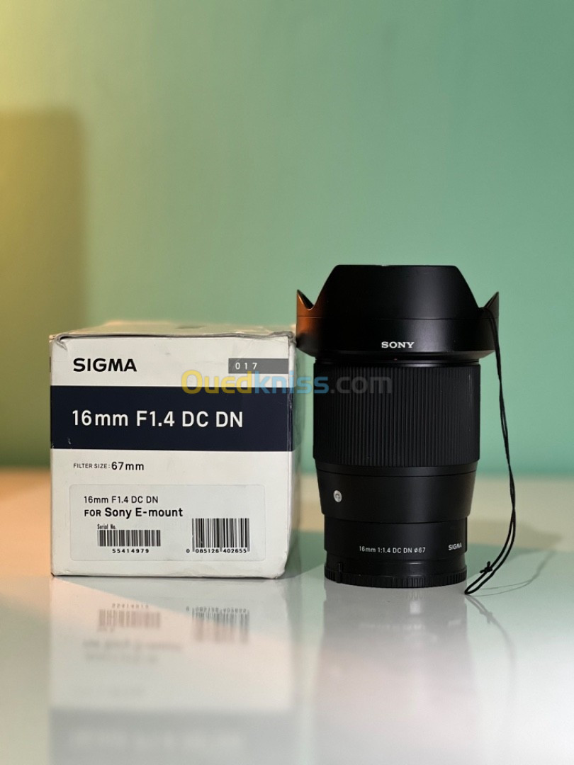 Sigma 16mm F1.4 DC DN | Contemporary sony E mount