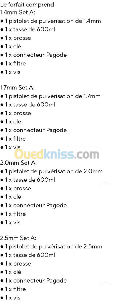 Pistolet de pulvérisateur professionnel 