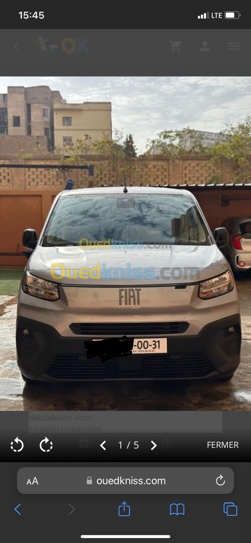 Fiat Professional Doblo 2024 Made in Algeria