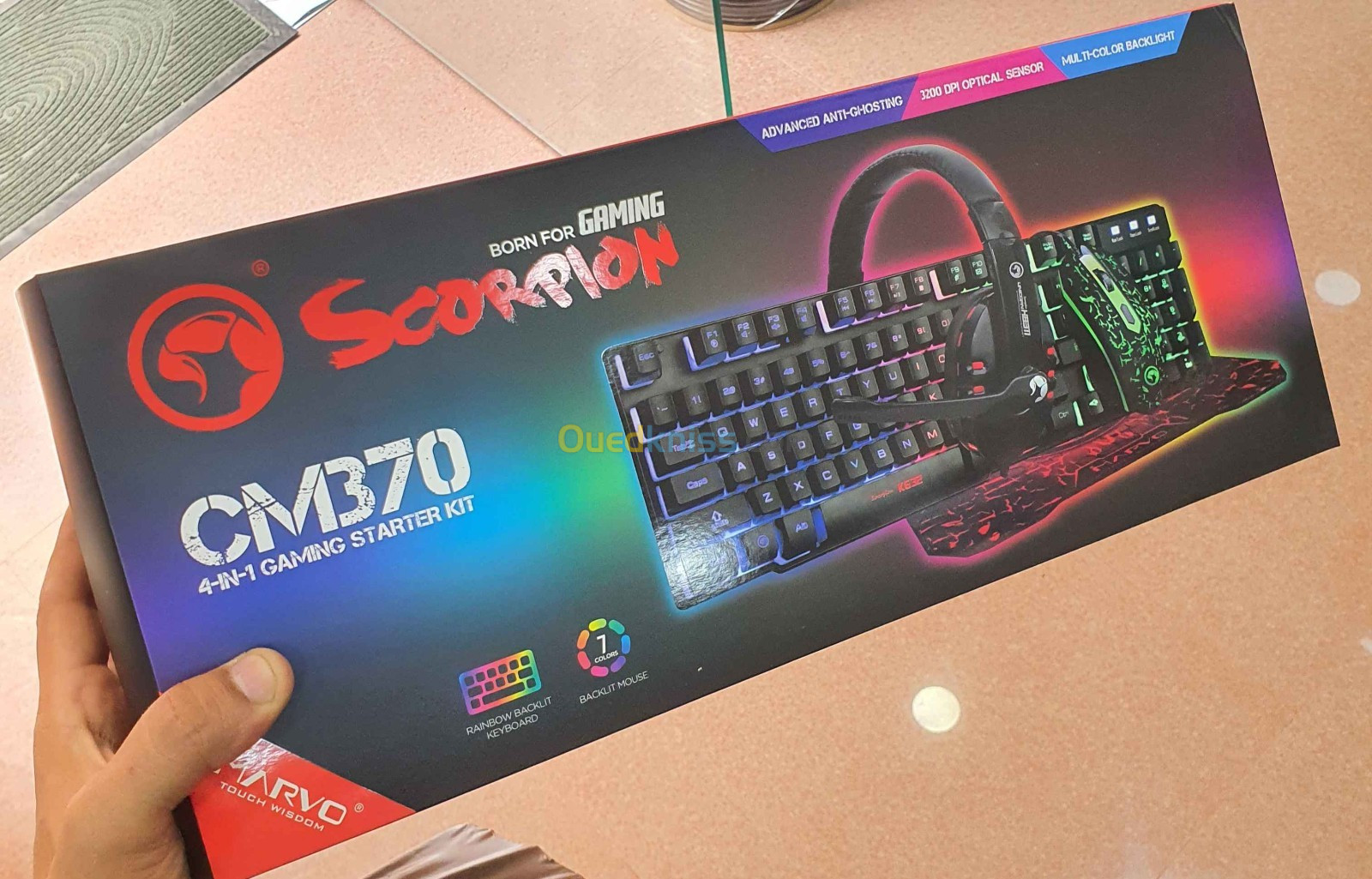 Kit gaming 4in1 scorpion cm 370