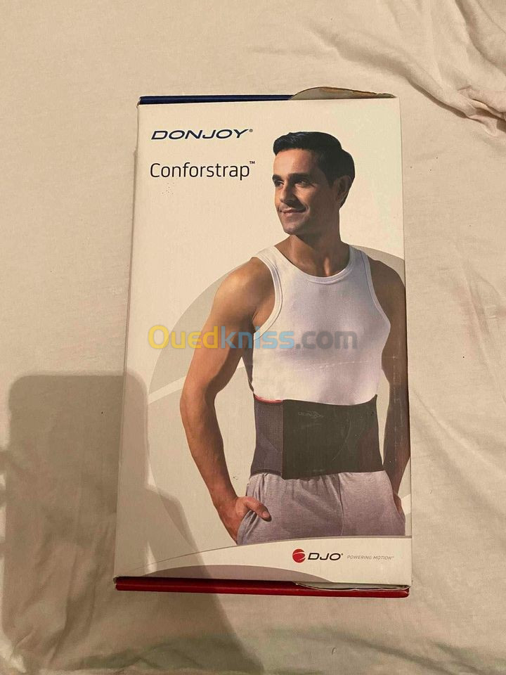 Ceinture lombaire donjoy conforstrap, jamais utilisé venu d'europe