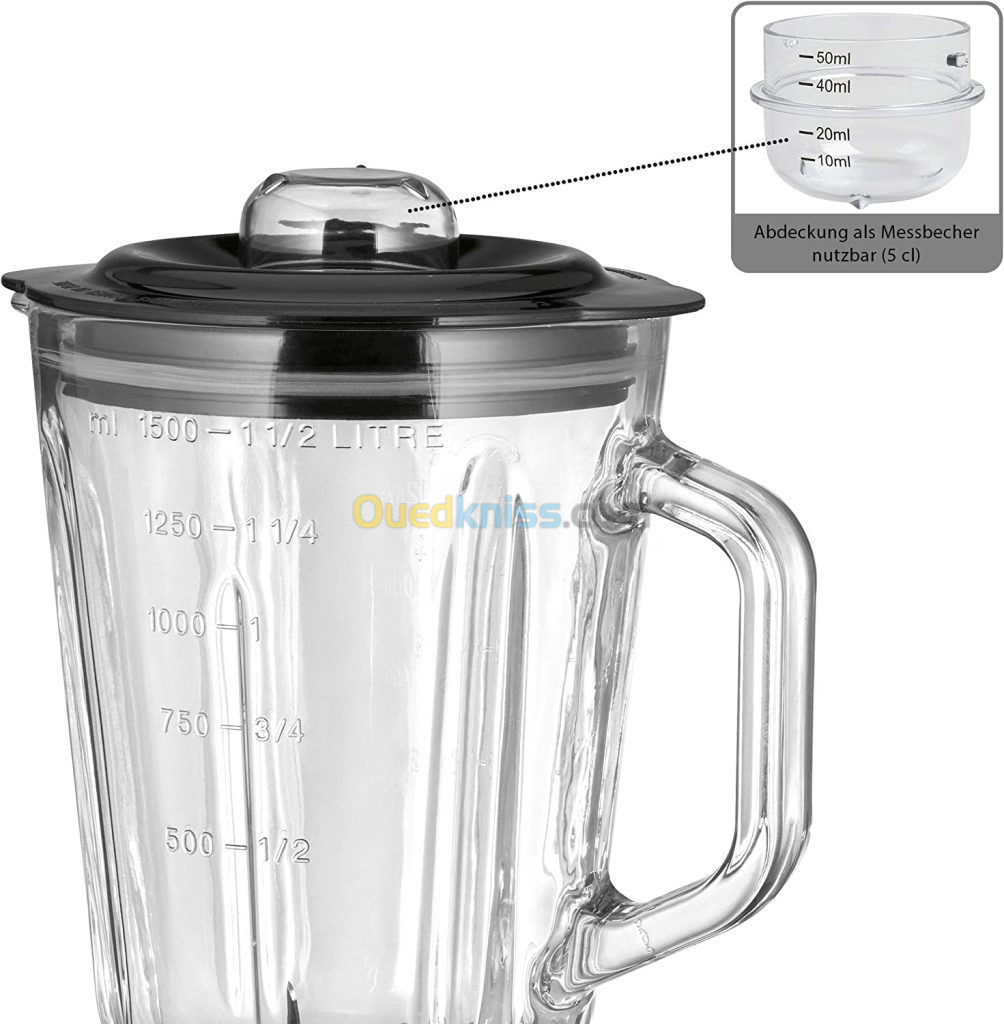 Proficook Blender/ Mixeur Universel Bol En Verre- 800W- Pc-Um 1195