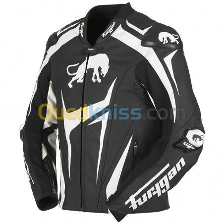 veste moto furygan cuir originale