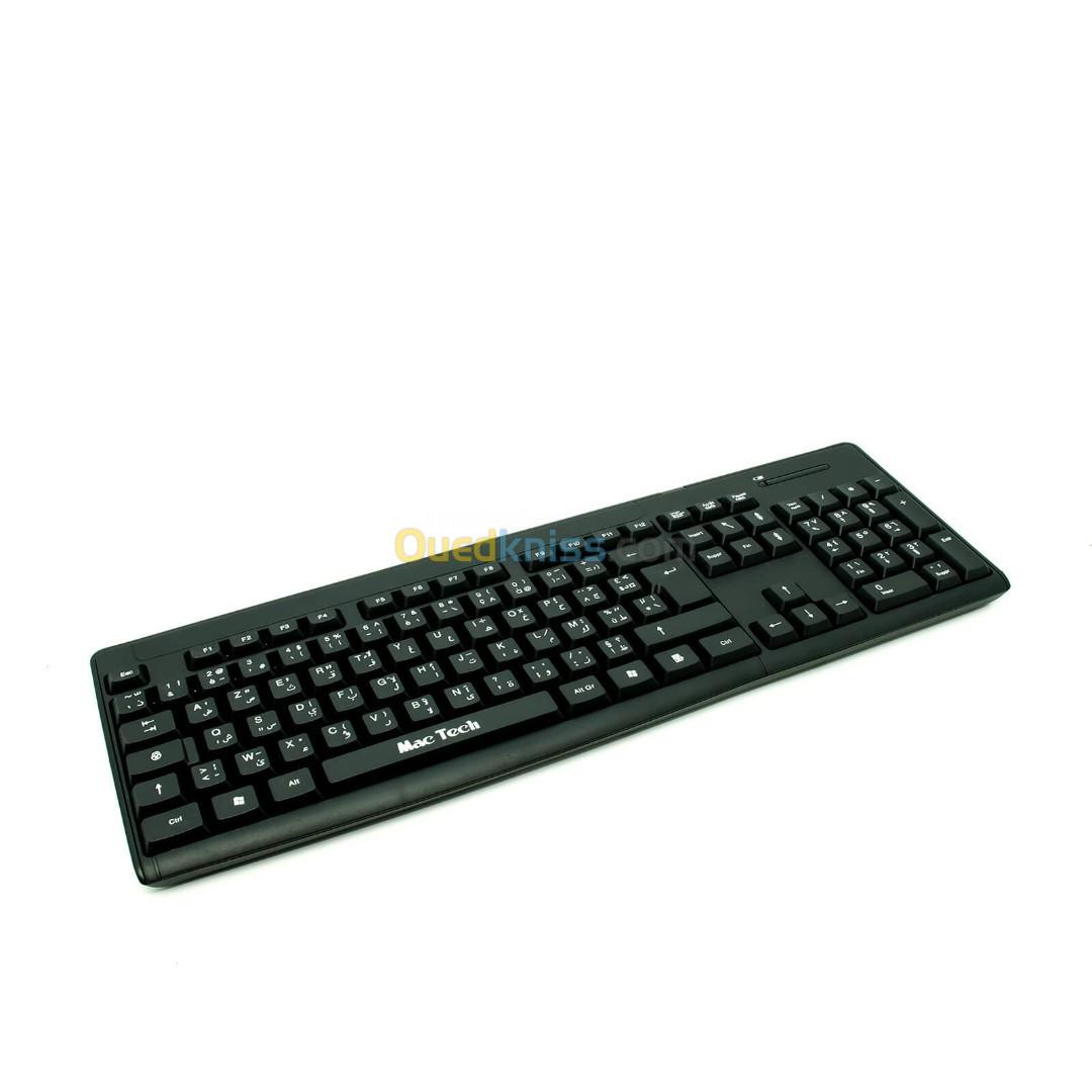 MAC TACH CLAVIER + SOURIS SANS FIL 2.4Ghz MT-DUO710