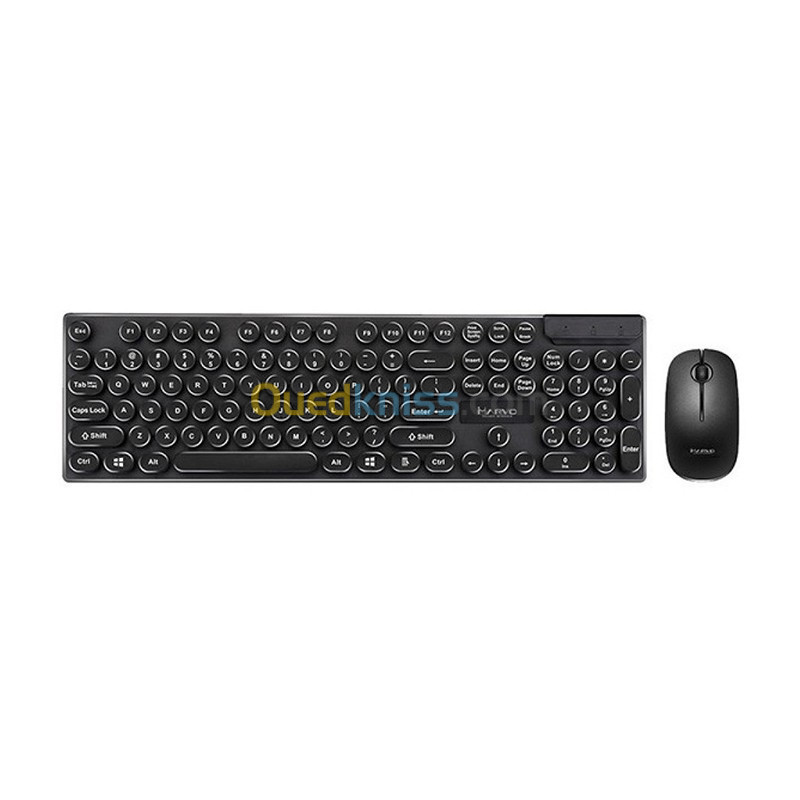 Clavier Souris MARVO DCM002WE BK sans fils