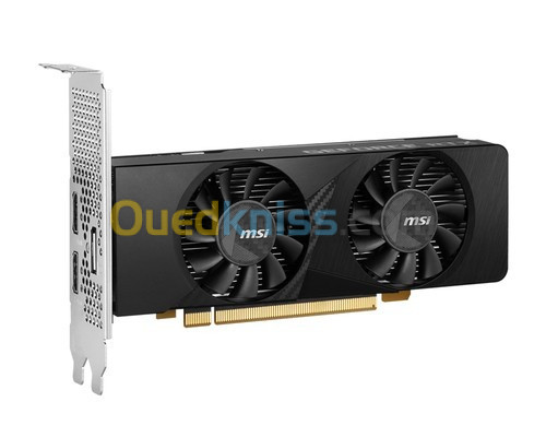 MSI GeForce RTX 3050 LP 6G OC Low Profile - 8K Ultra HD - 14000 MHz - PCI Express 8x - Nvidia G-Sync