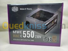 COOLER MASTER MWE 550W V2 - ALIMENTATION 80 PLUS BRONZE - DC TO CD - ATX12V - EPS12V - 2 X PCI-E 6