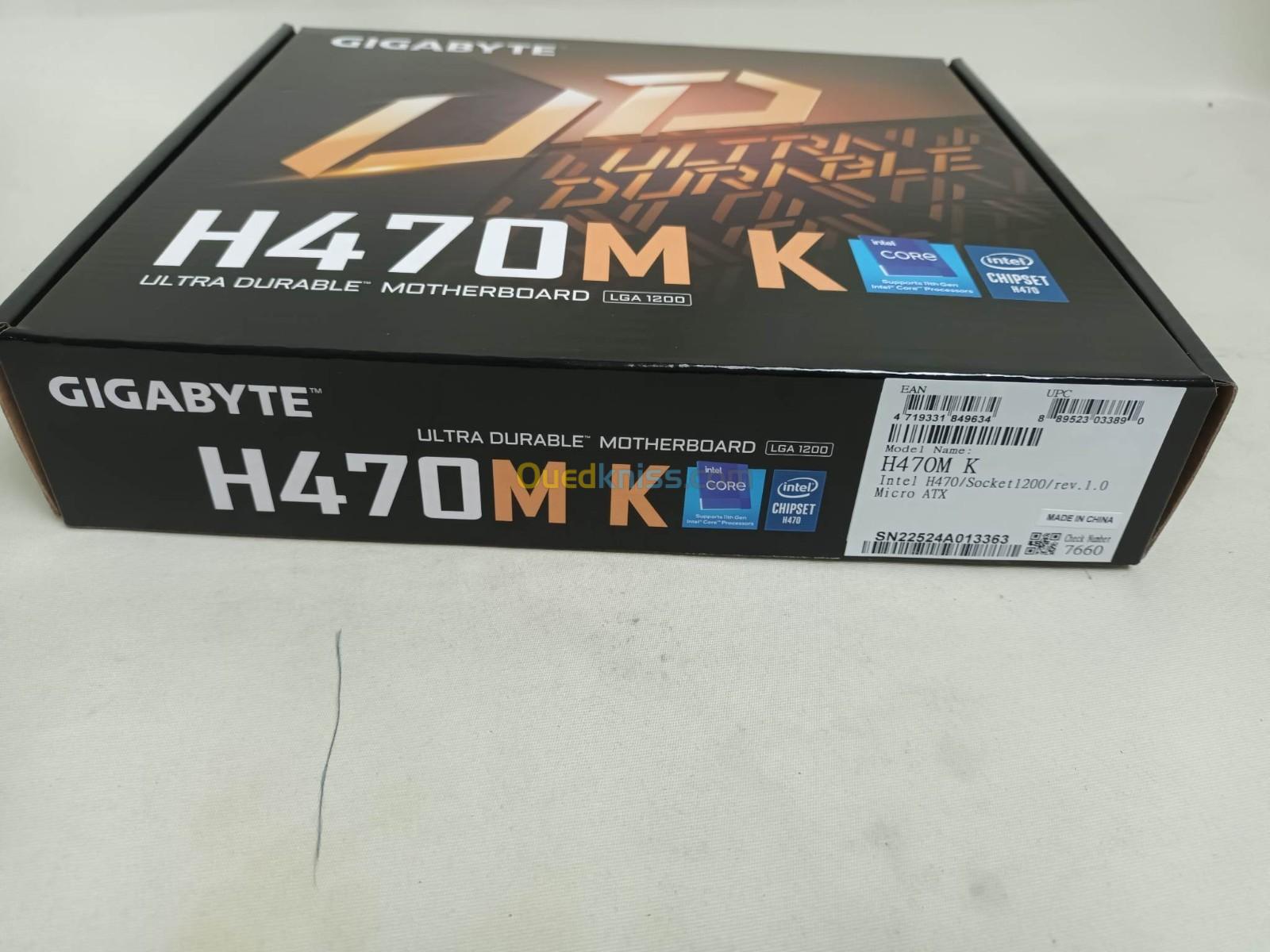 Gigabyte H470M K - LGA1200 Intel DDR4 Micro ATX  PCI Express x16 
