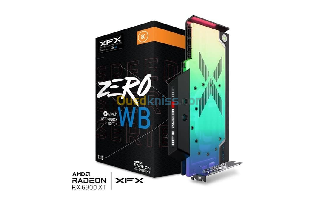 XFX SPEEDSTER ZERO AMD RADEON RX 6900 XT - WATERBLOCK - 16 GB GDDR6 - DUAL SLOT - 2525 MHZ - 850W 